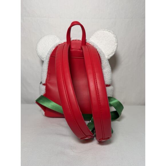 Disney Parks Mickey Mouse Snowman Christmas Loungefly Backpack main image 7